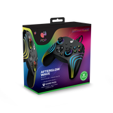 XBOX SERIES X Pdp Afterglow Wave Wired Controller Black+ Game Pass 1 Mes